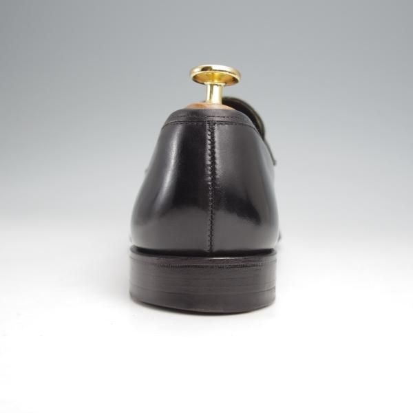 極上★クロケット&ジョーンズ 6E【定価￥86,900-★HARVARD 2/ハーバード】コインローファー/376ラスト/カーフ/黒/Crockett&Jones★j989