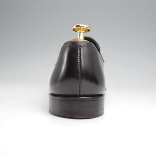 極上★クロケット&ジョーンズ 6E【定価￥86,900-★HARVARD 2/ハーバード】コインローファー/376ラスト/カーフ/黒/Crockett&Jones★j989