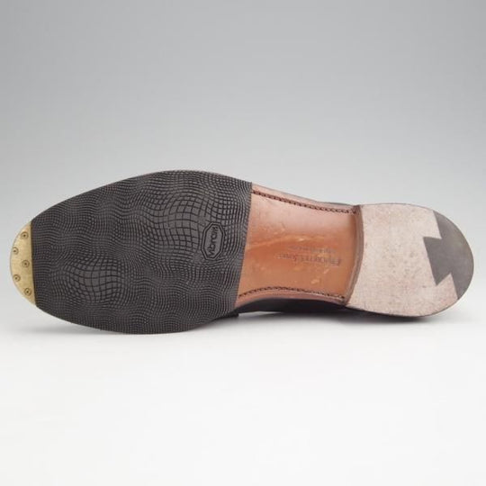 極上★クロケット&ジョーンズ 6E【定価￥86,900-★HARVARD 2/ハーバード】コインローファー/376ラスト/カーフ/黒/Crockett&Jones★j989