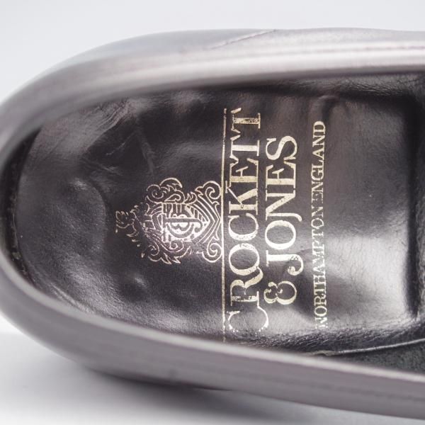 極上★クロケット&ジョーンズ 6E【定価￥86,900-★HARVARD 2/ハーバード】コインローファー/376ラスト/カーフ/黒/Crockett&Jones★j989