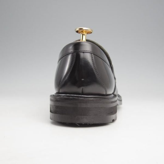 極美品★チャーチ 85F/UK8.5【★CAPSTONE 2/コインローファー】126ラスト/ポリッシュドバインダーカーフ/黒/メンズ/Church'★j991