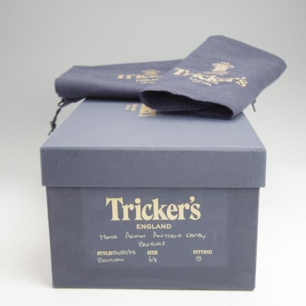 極上★トリッカーズ SIZE 6.5【定価￥121,000-★ダイナイトソール/BOURTON/エイコンアンティーク】カントリーシューズ/Tricker's★j992