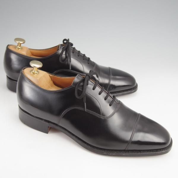 未使用★チャーチ 70F/UK7【貴重★73ラスト/コンサル同仕様/BALMORAL】ストレートチップ/ブックバインダーカーフ/黒/Church'★j993