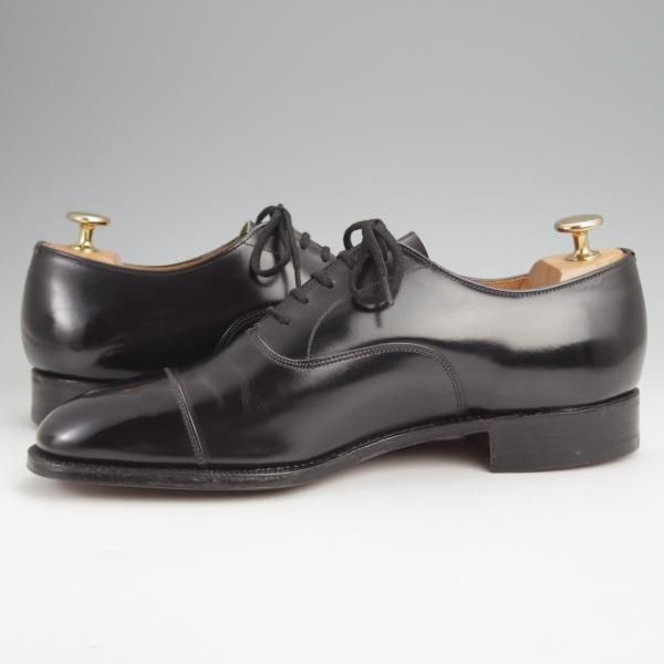 未使用★チャーチ 70F/UK7【貴重★73ラスト/コンサル同仕様/BALMORAL】ストレートチップ/ブックバインダーカーフ/黒/Church'★j993