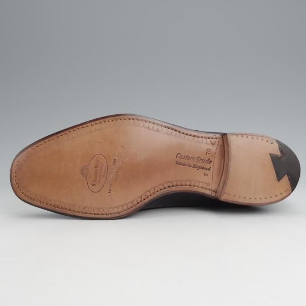 未使用★チャーチ 70F/UK7【貴重★73ラスト/コンサル同仕様/BALMORAL】ストレートチップ/ブックバインダーカーフ/黒/Church'★j993