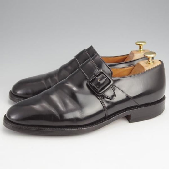 極上★チャーチ 80F/UK8【現行定価￥181,500-★旧チャーチ/73ラスト/ブックバインダーカーフ】Westbury/3都市ロゴ/黒/Church's★j994