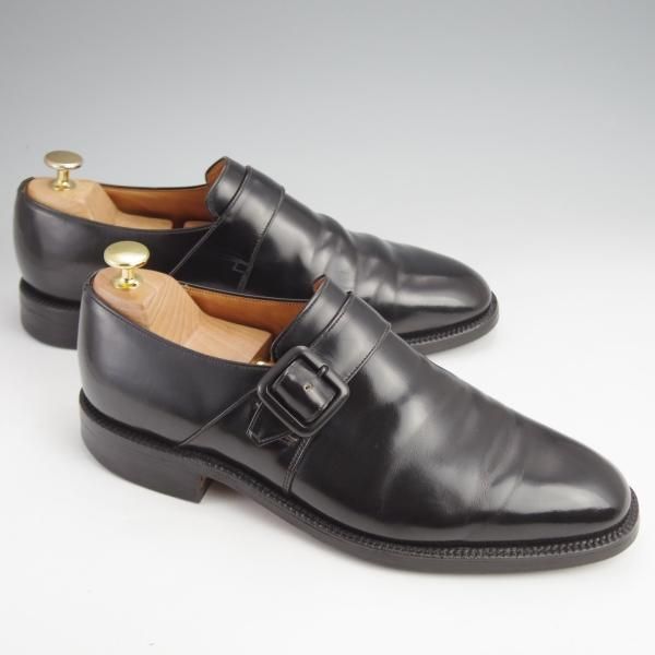 極上★チャーチ 80F/UK8【現行定価￥181,500-★旧チャーチ/73ラスト/ブックバインダーカーフ】Westbury/3都市ロゴ/黒/Church's★j994