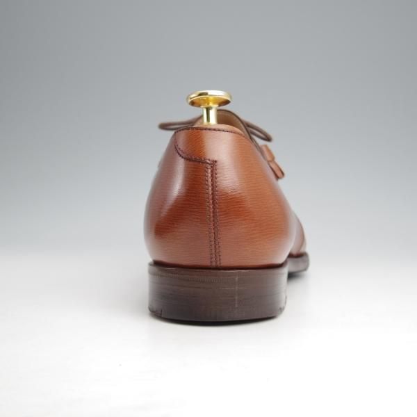 極美品★エドワードグリーン 8E【貴重★HOLBORN/606ラスト】ホルボーン/プレーントゥ/Vフロント/茶/EDWARD GREEN★j995