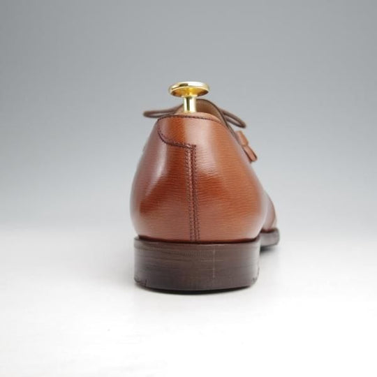 極美品★エドワードグリーン 8E【貴重★HOLBORN/606ラスト】ホルボーン/プレーントゥ/Vフロント/茶/EDWARD GREEN★j995