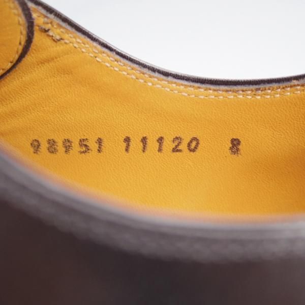 未使用★ジャランスリワヤ SIZE 8【定価￥39,600-★Uチップ/98951】カーフ/黒/メンズ/JALAN SRIWIJAWA★j996