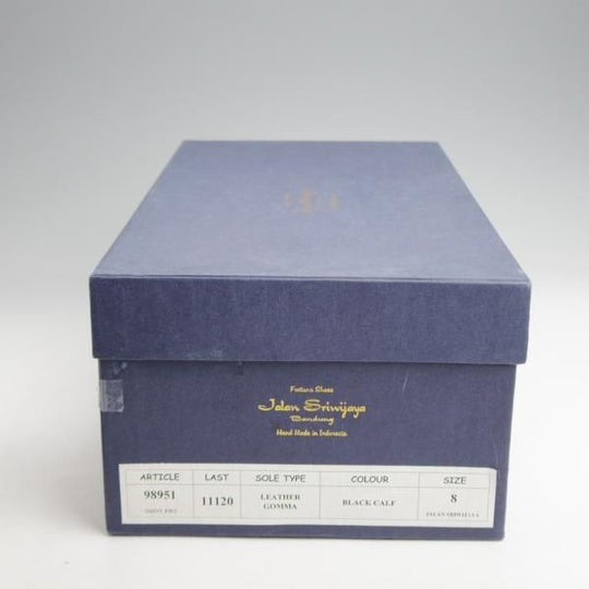 未使用★ジャランスリワヤ SIZE 8【定価￥39,600-★Uチップ/98951】カーフ/黒/メンズ/JALAN SRIWIJAWA★j996