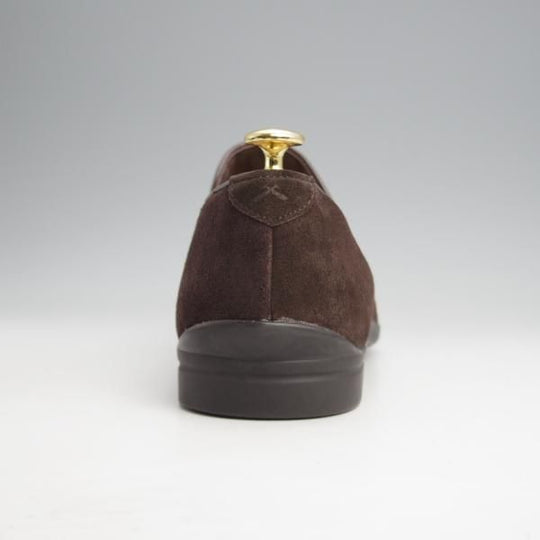 未使用★三陽山長 SIZE 43【定価￥36,300-★タッセルローファー/新介】スエード/濃茶/メンズ/Sanyo Yamacho★j997