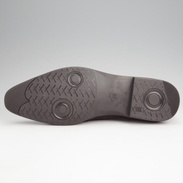 未使用★三陽山長 SIZE 43【定価￥36,300-★タッセルローファー/新介】スエード/濃茶/メンズ/Sanyo Yamacho★j997