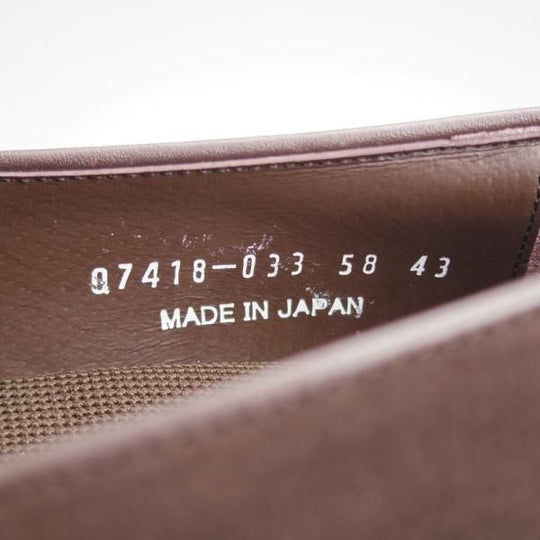 未使用★三陽山長 SIZE 43【定価￥36,300-★タッセルローファー/新介】スエード/濃茶/メンズ/Sanyo Yamacho★j997