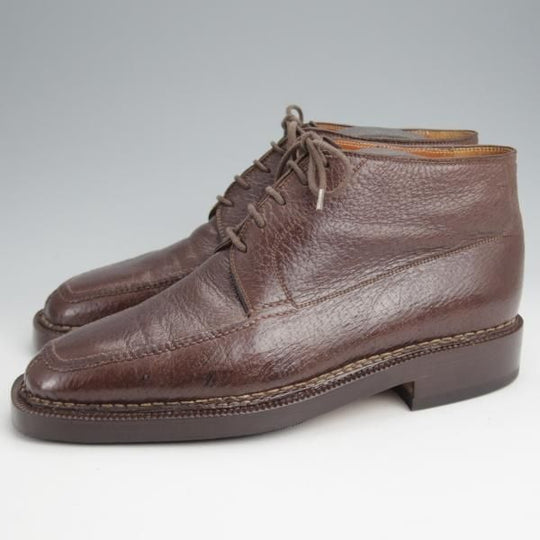 ★(伊)BONORA/ボノーラ SIZE 39【ノルベジェーゼ製法★ペッカリー革/純正シューツリー付き】旧ボノーラ/チャッカブーツ/濃茶★k001