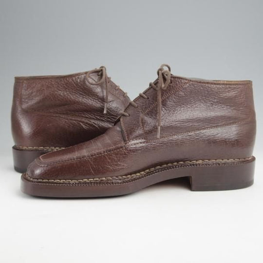 ★(伊)BONORA/ボノーラ SIZE 39【ノルベジェーゼ製法★ペッカリー革/純正シューツリー付き】旧ボノーラ/チャッカブーツ/濃茶★k001