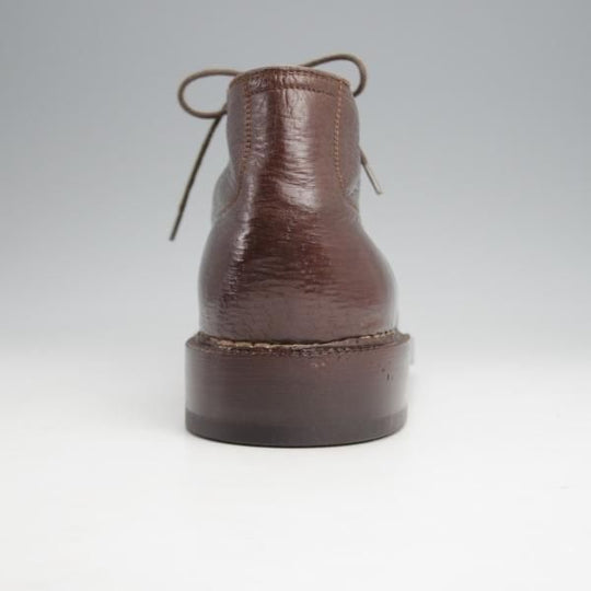 ★(伊)BONORA/ボノーラ SIZE 39【ノルベジェーゼ製法★ペッカリー革/純正シューツリー付き】旧ボノーラ/チャッカブーツ/濃茶★k001