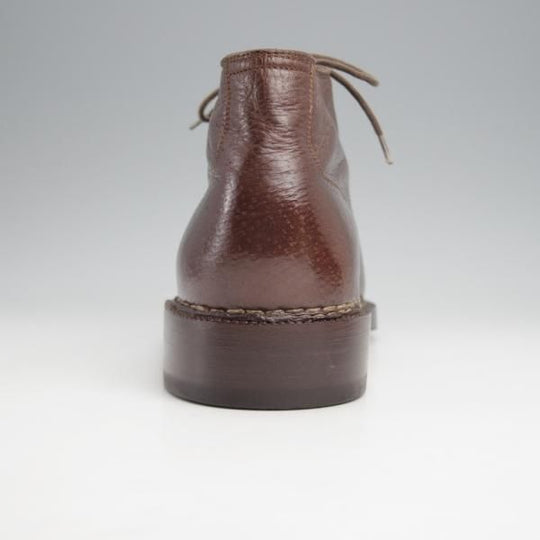 ★(伊)BONORA/ボノーラ SIZE 39【ノルベジェーゼ製法★ペッカリー革/純正シューツリー付き】旧ボノーラ/チャッカブーツ/濃茶★k001