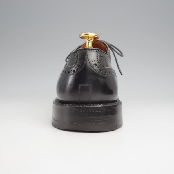 美品★オールデン 6D【現行定価17万円程度★コードバン仕様/セミブローグ】2146/アバディーンラスト/黒/ALDEN★k002