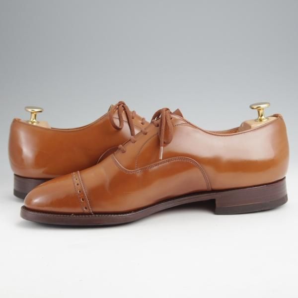 ★チャーチ 80F/UK8【旧チャーチ★ブックバインダーカーフ/3都市ロゴ】84ラスト/Barcroft/パンチドキャップトゥ/茶/Church's★k004