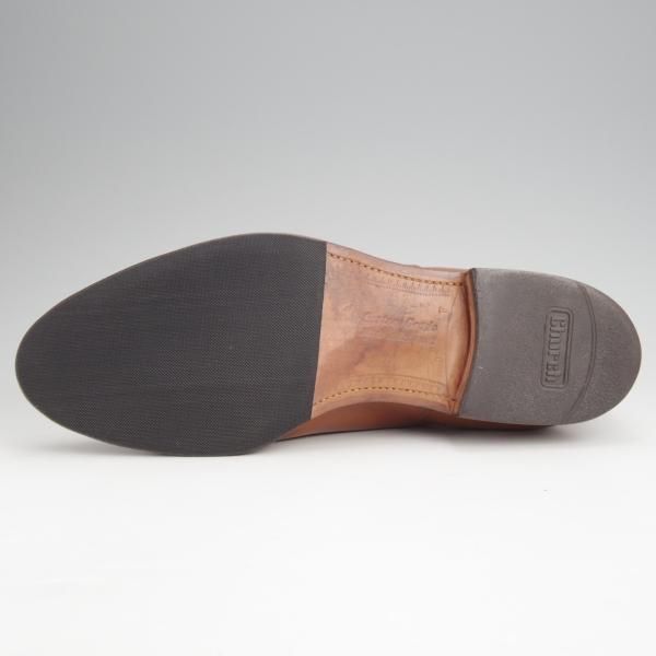 ★チャーチ 80F/UK8【旧チャーチ★ブックバインダーカーフ/3都市ロゴ】84ラスト/Barcroft/パンチドキャップトゥ/茶/Church's★k004