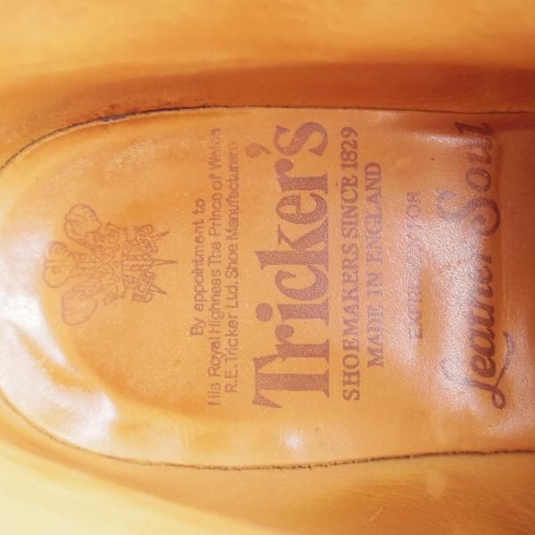 極上★トリッカーズ SIZE 7【現行定価16.5万円程度★コードバン仕様/(ハワイ)Leather Soul別注】チャッカブーツ/赤茶/Tricker's★k009