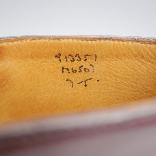 極上★トリッカーズ SIZE 7【現行定価16.5万円程度★コードバン仕様/(ハワイ)Leather Soul別注】チャッカブーツ/赤茶/Tricker's★k009