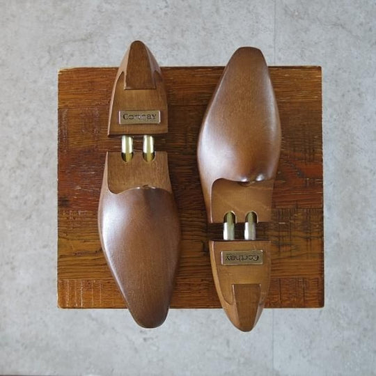 極上★(仏)Corthay/コルテ UK6程度【定価￥20,520-★純正シューツリー】木製シューキーパー/メンズ★k010