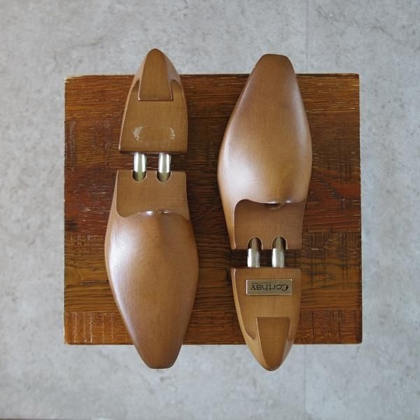 ★(仏)Corthay/コルテ UK6程度【定価￥20,520-★純正シューツリー】木製シューキーパー/メンズ★k012