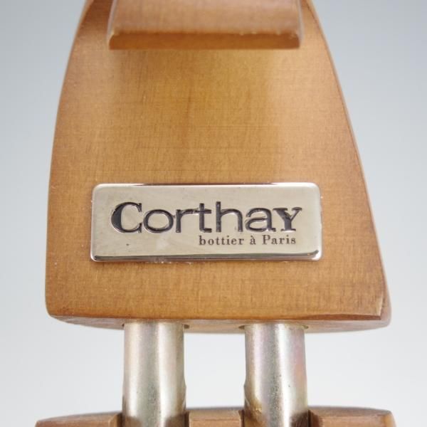 ★(仏)Corthay/コルテ UK6程度【定価￥20,520-★純正シューツリー】木製シューキーパー/メンズ★k012
