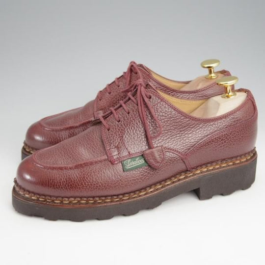 ★パラブーツ(レディース) SIZE 4【現行定価￥77,000-★CHAMBORD/シャンボード】Uチップ/グレインレザー/赤茶/Paraboot★k021