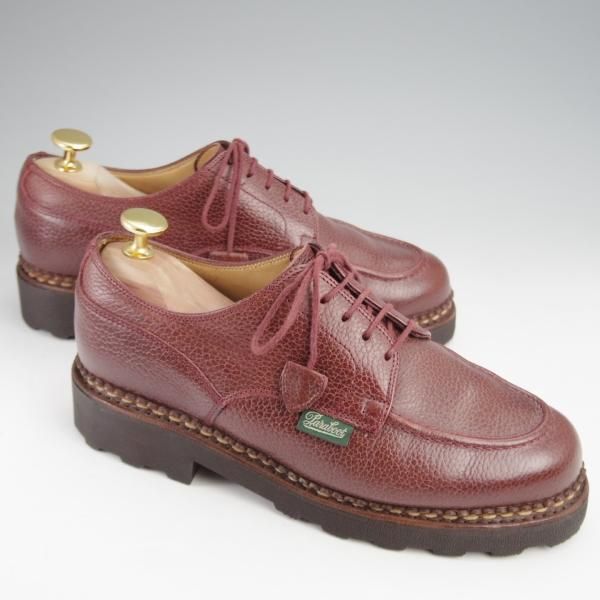 ★パラブーツ(レディース) SIZE 4【現行定価￥77,000-★CHAMBORD/シャンボード】Uチップ/グレインレザー/赤茶/Paraboot★k021