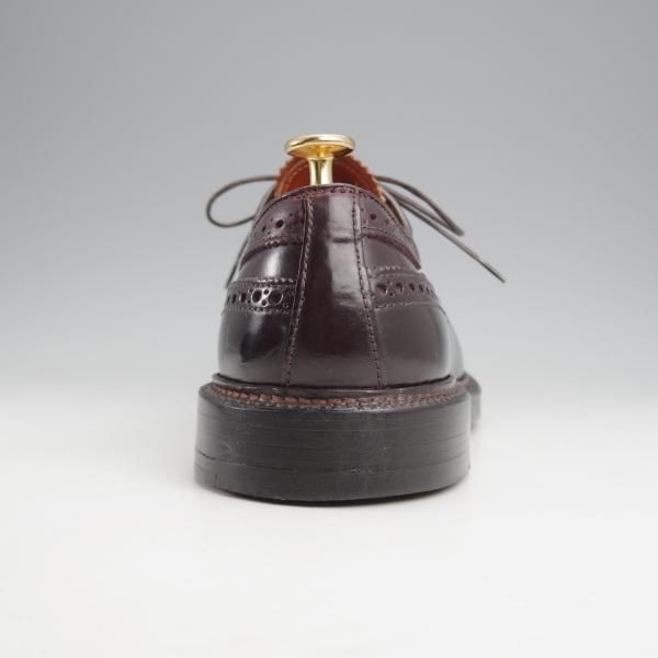 極美品★オールデン 8D【現行定価18万円程度★コードバン/ユナイテッドアローズ別注】バリーラスト/ロングウイング/赤茶/ALDEN★k025