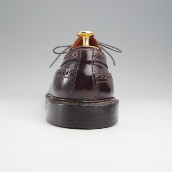 極美品★オールデン 8D【現行定価18万円程度★コードバン/ユナイテッドアローズ別注】バリーラスト/ロングウイング/赤茶/ALDEN★k025