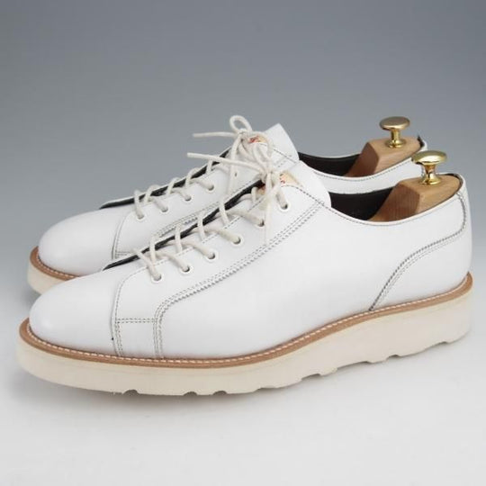 未使用★トリッカーズ SIZE 9【貴重★モンキーブーツのローカットモデル/M6474】カーフ/短靴/白/メンズ/Tricker's★k026