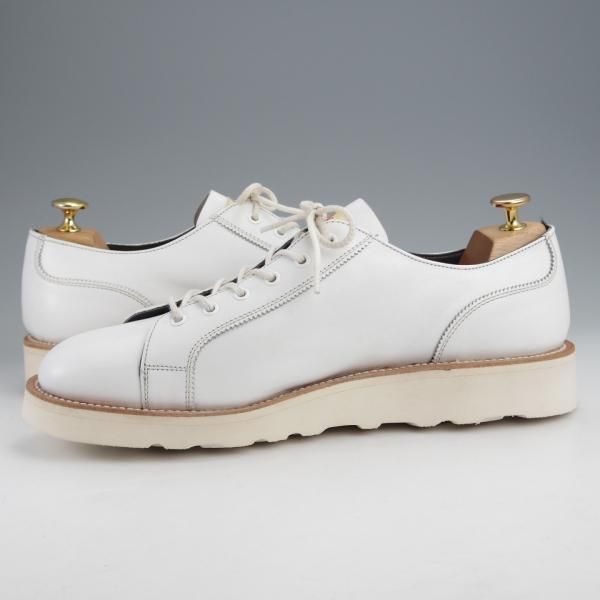 未使用★トリッカーズ SIZE 9【貴重★モンキーブーツのローカットモデル/M6474】カーフ/短靴/白/メンズ/Tricker's★k026