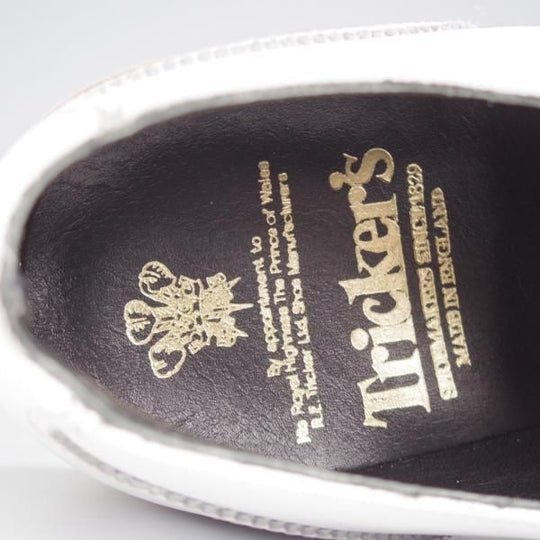 未使用★トリッカーズ SIZE 9【貴重★モンキーブーツのローカットモデル/M6474】カーフ/短靴/白/メンズ/Tricker's★k026