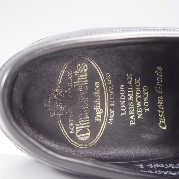 極上★チャーチ 60F/UK6【★CAPSTONE 2/コインローファー】126ラスト/ポリッシュドバインダーカーフ/黒/メンズ/Church'★k030