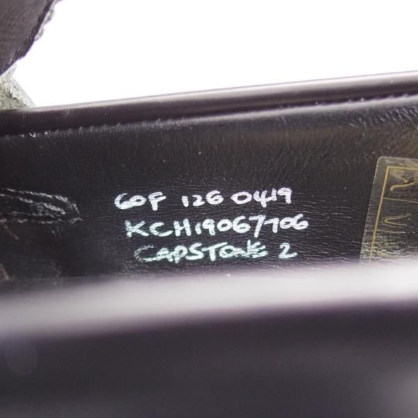 極上★チャーチ 60F/UK6【★CAPSTONE 2/コインローファー】126ラスト/ポリッシュドバインダーカーフ/黒/メンズ/Church'★k030