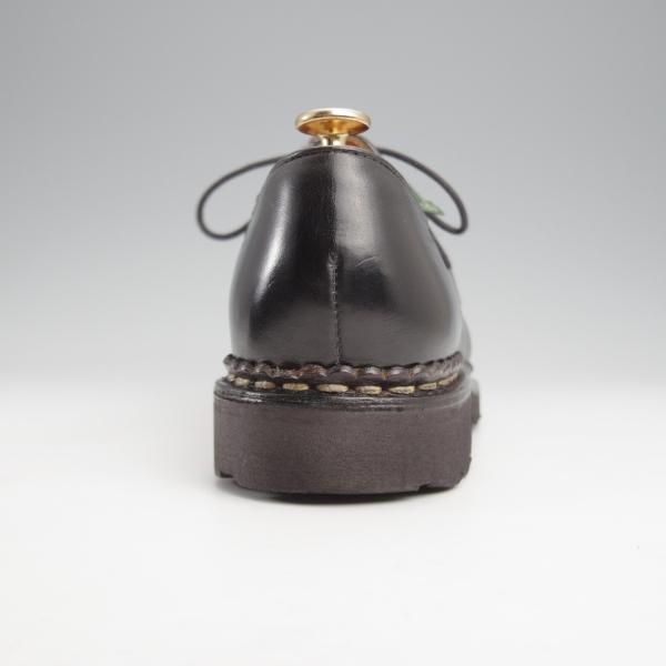 美品★パラブーツ SIZE 39.5【定価￥81,400-★ポニー/ミカエル/MICHAEL】チロリアンシューズ/リスレザー/黒/メンズ/Paraboot★k031