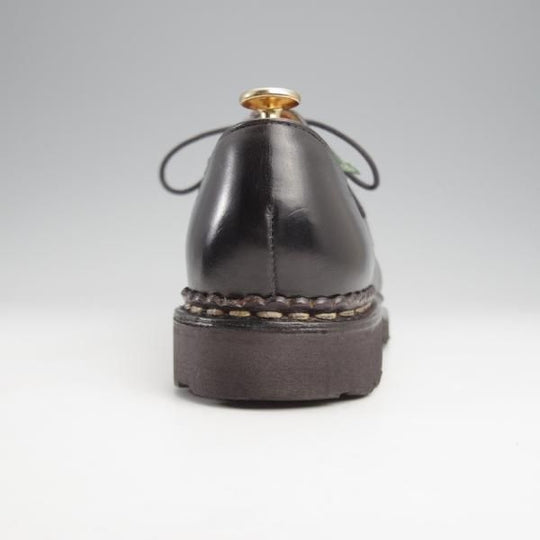 美品★パラブーツ SIZE 39.5【定価￥81,400-★ポニー/ミカエル/MICHAEL】チロリアンシューズ/リスレザー/黒/メンズ/Paraboot★k031