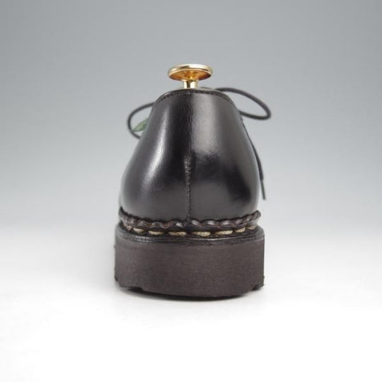 美品★パラブーツ SIZE 39.5【定価￥81,400-★ポニー/ミカエル/MICHAEL】チロリアンシューズ/リスレザー/黒/メンズ/Paraboot★k031