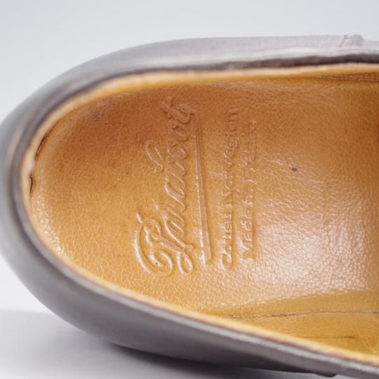 美品★パラブーツ SIZE 39.5【定価￥81,400-★ポニー/ミカエル/MICHAEL】チロリアンシューズ/リスレザー/黒/メンズ/Paraboot★k031