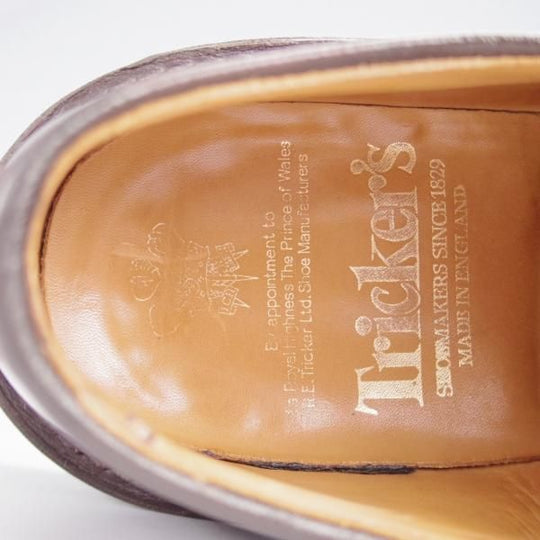 極上★トリッカーズ SIZE 6.5【現行定価16.5万円程度★コードバン/ダイナイトソール/ROBERT】M3616/プレーントゥ/赤茶/Tricker's★k032