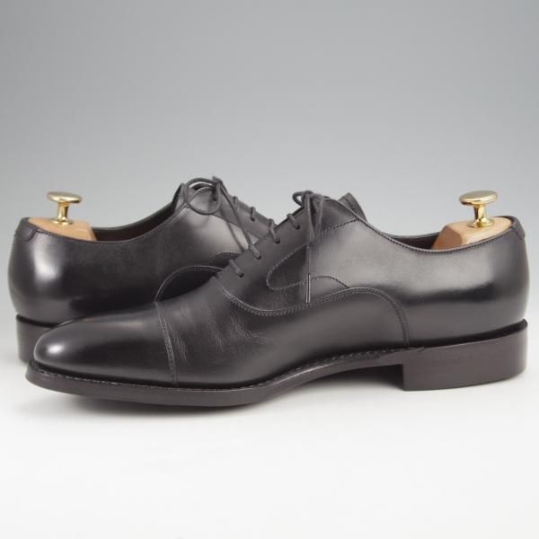 極美品★トレーディングポスト SIZE 7.5【定価￥49,500-★撥水レザー仕様/ダイナイトソール】T601/黒/メンズ/ユニオンロイヤル製★k033