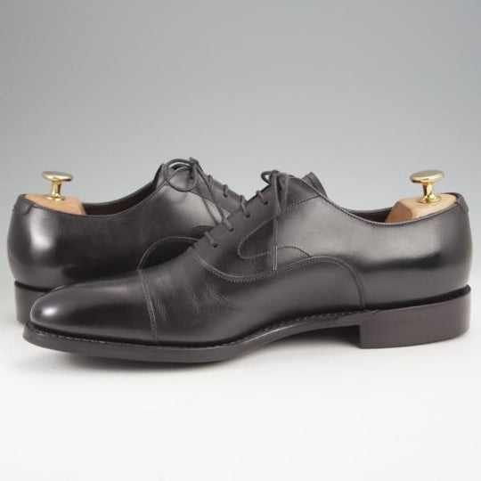 極美品★トレーディングポスト SIZE 7.5【定価￥49,500-★撥水レザー仕様/ダイナイトソール】T601/黒/メンズ/ユニオンロイヤル製★k033