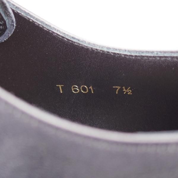 極美品★トレーディングポスト SIZE 7.5【定価￥49,500-★撥水レザー仕様/ダイナイトソール】T601/黒/メンズ/ユニオンロイヤル製★k033