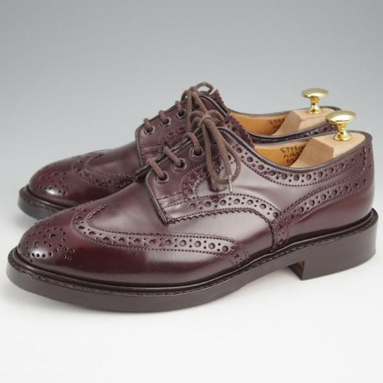 ★トリッカーズ SIZE 6.5【現行定価￥165,000-★コードバン/BOURTON】バートン/M5633/赤茶/カントリーシューズ/Tricker's★k034