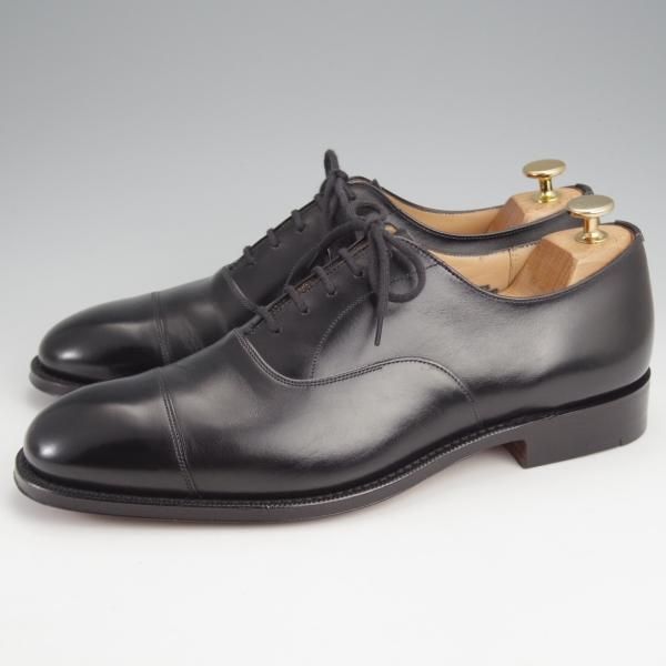 ほぼ試着程度★チャーチ 80F/UK8【現行定価￥176,000-★コンサル/CONSUL】173ラスト/ストレートチップ/カーフ/黒/メンズ/Church's★k036