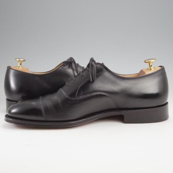 ほぼ試着程度★チャーチ 80F/UK8【現行定価￥176,000-★コンサル/CONSUL】173ラスト/ストレートチップ/カーフ/黒/メンズ/Church's★k036